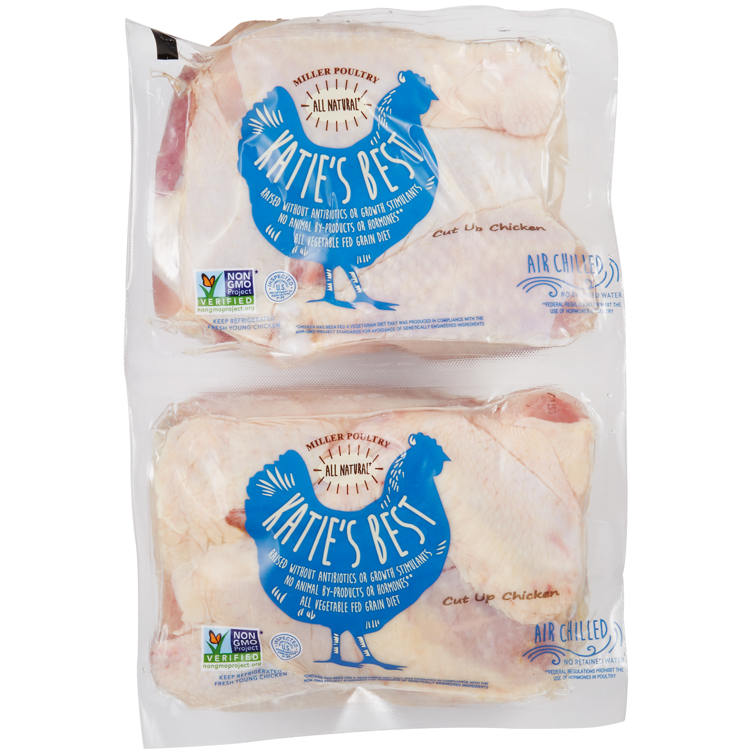 Katies Best Cut-Up Whole Chicken, Air-Chilled, Raised w/o Antibiotics, image 1 of 2 slides