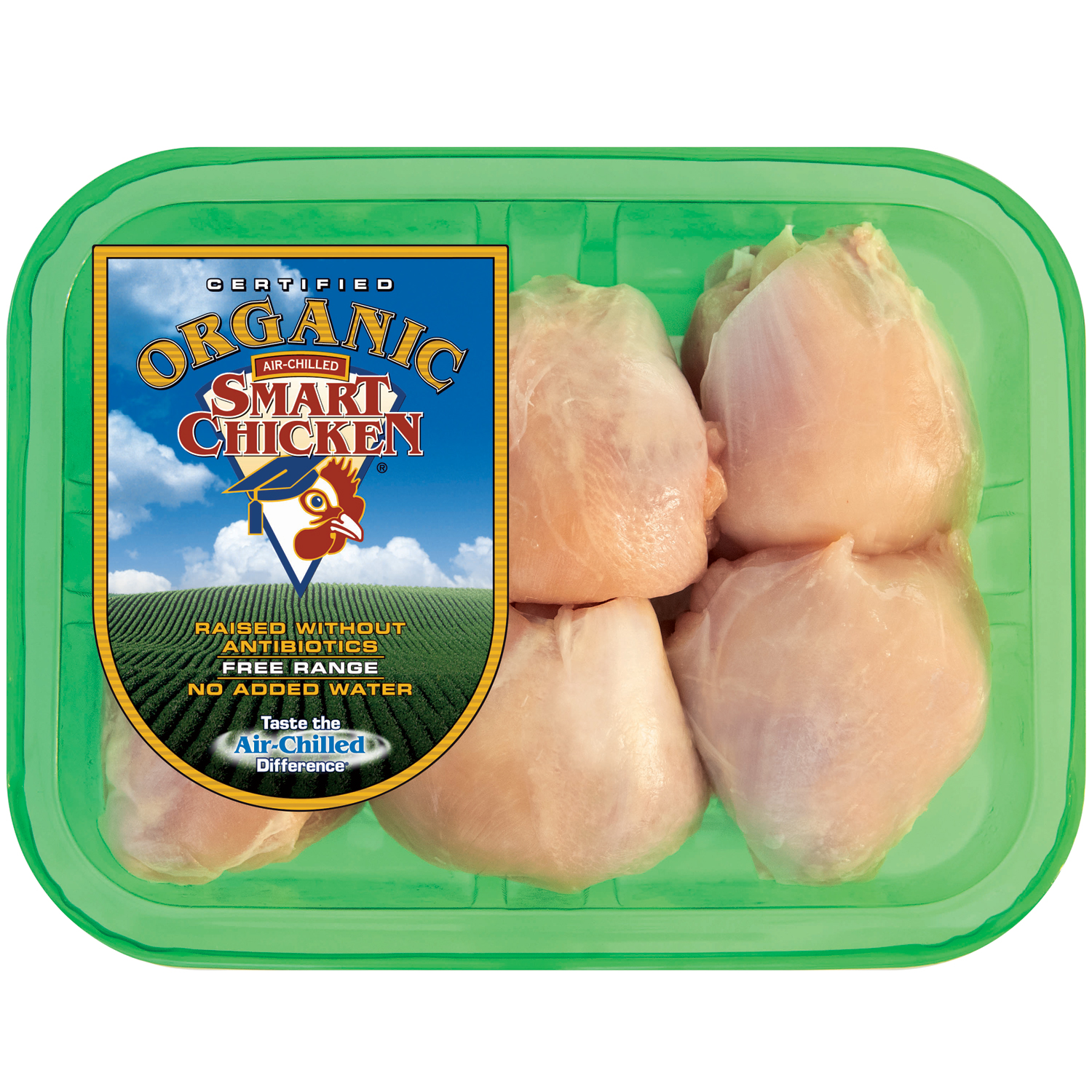Smart Chicken Organic Boneless Skinless Drumsticks, Air-Chilled