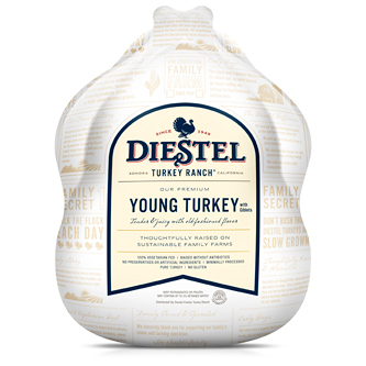 Diestel Family Ranch Whole Turkey, Raised w/o Antibiotics, Fresh