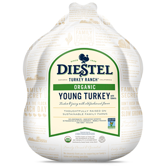 Diestel Family Ranch Organic Whole Turkey, Fresh