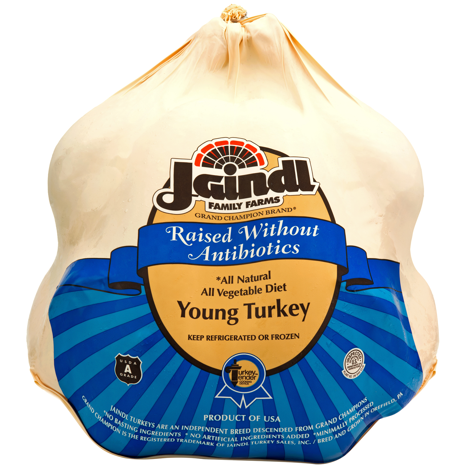 Jaindl Farms Local Whole Turkey, Raised w/o Antibiotics, Fresh