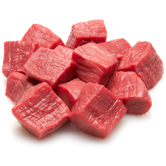 100% Grass-Fed Local Beef Sirloin Cubes