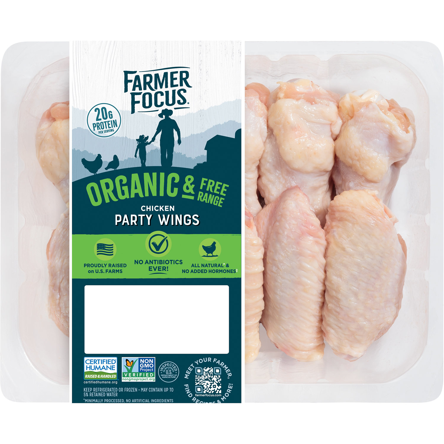 Farmer Focus Organic Chicken Wings