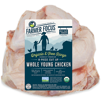 Farmer Focus Organic Cut-up Whole Chicken