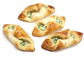 FreshDirect Frozen Ready-to-Bake Spinach and Ricotta Filled Open Face Croissants