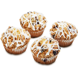 Morrisons Whole Grain Muffins, Blueberry Banana