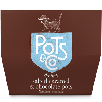Pots & Co. Little Pots of Chocolate & Salted Caramel, image 2 of 2 slides