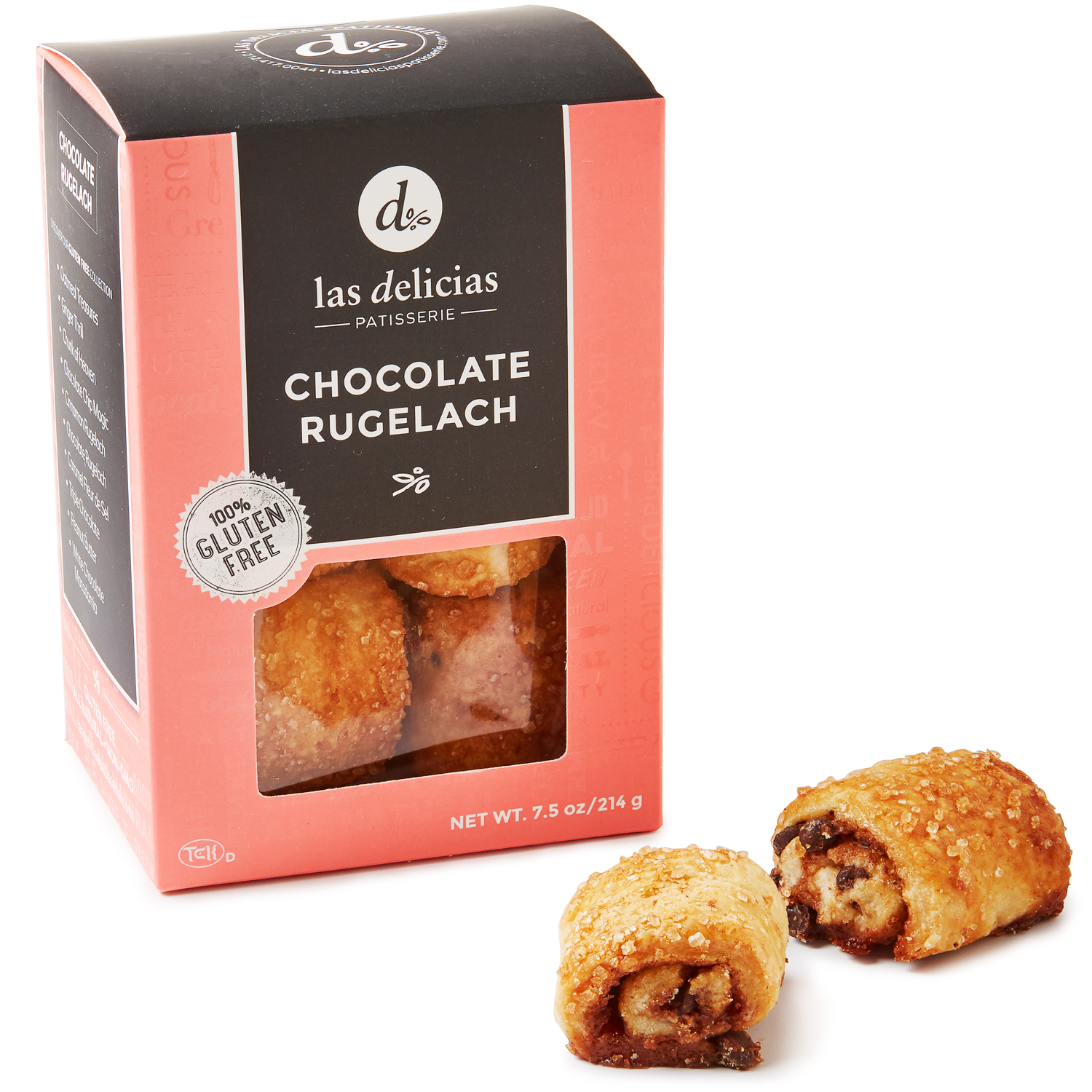Las Delicias Patisserie Gluten-Free Chocolate Rugelach