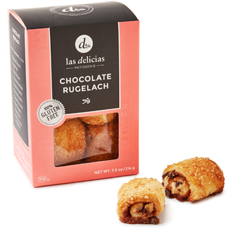 Las Delicias Patisserie Gluten-Free Chocolate Rugelach