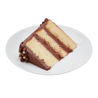 FreshDirect Chocolate Frosted Vanilla Layer Cake, image 2 of 2 slides