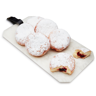 FreshDirect Frozen Powdered Jelly Doughnuts, image 2 of 2 slides