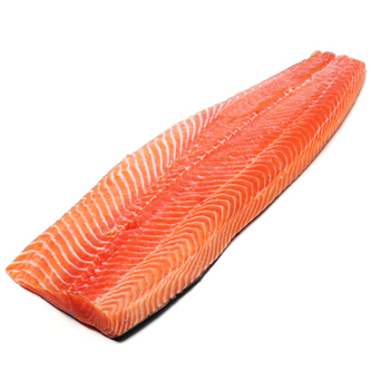 Organic Farm-Raised Salmon Whole Side Fillet 