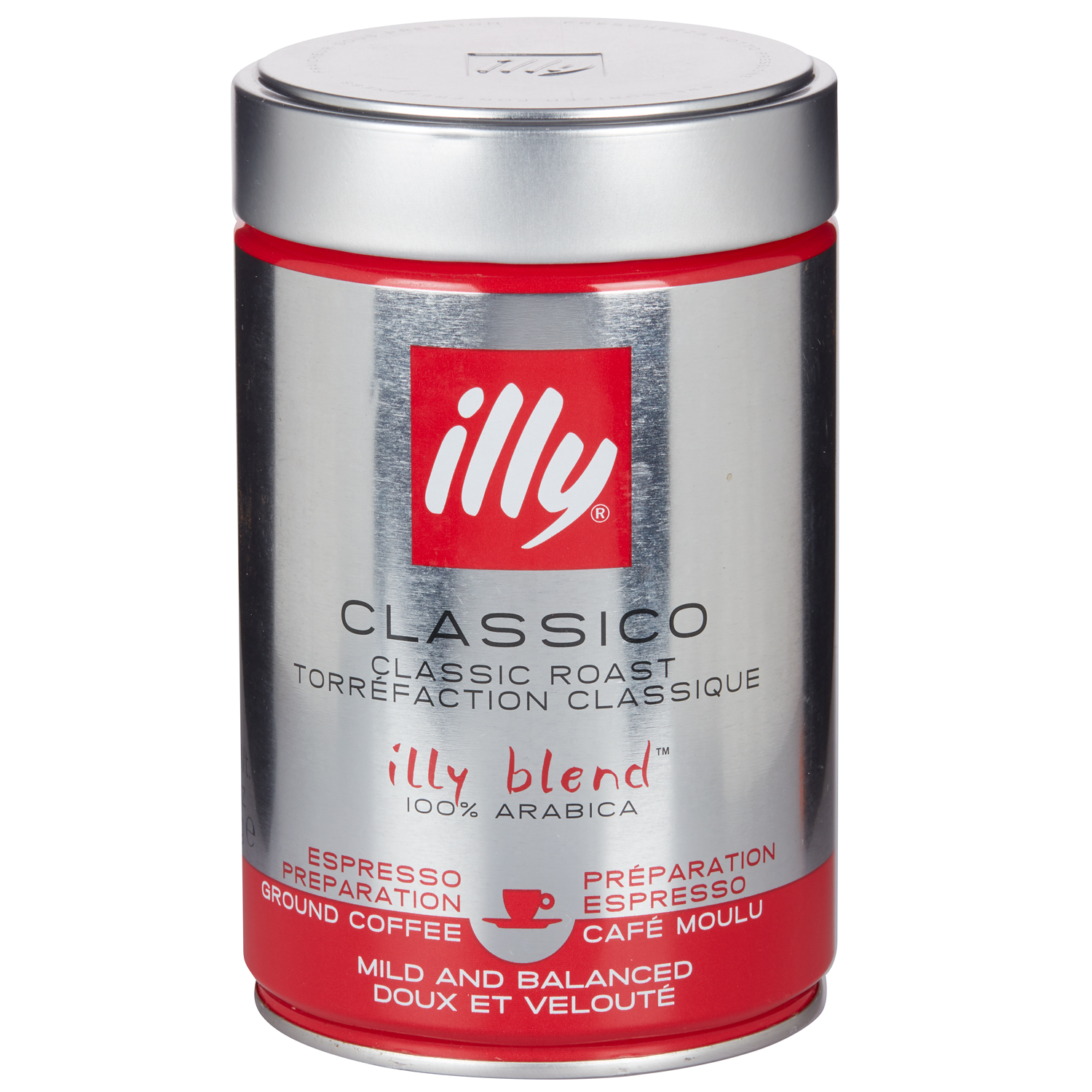 illy Ground Espresso Classico Coffee, Medium Roast
