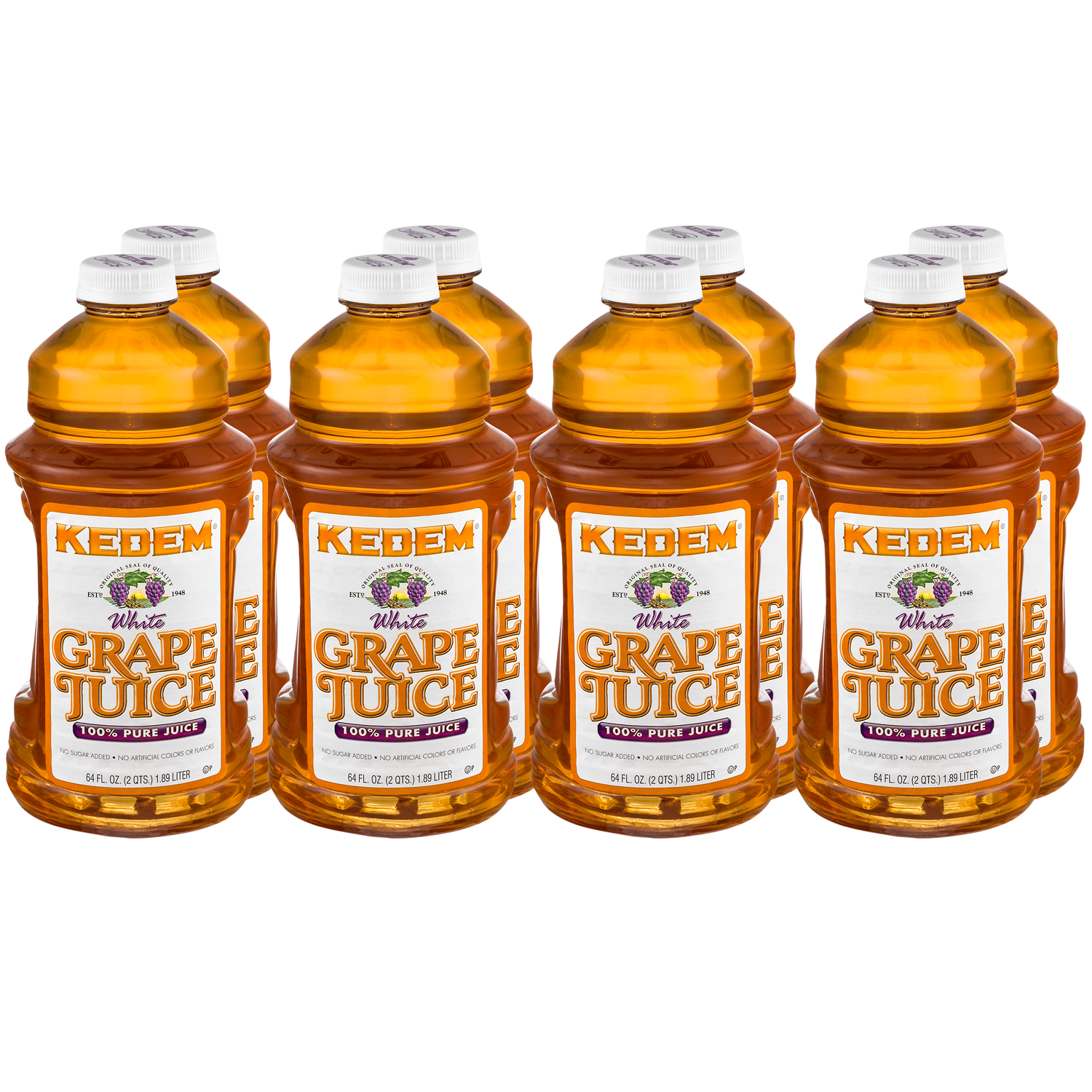 Kedem White Grape Juice, Plastic Bottles