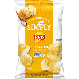 Lay's Simply Natural Potato Chips, Sea Salt