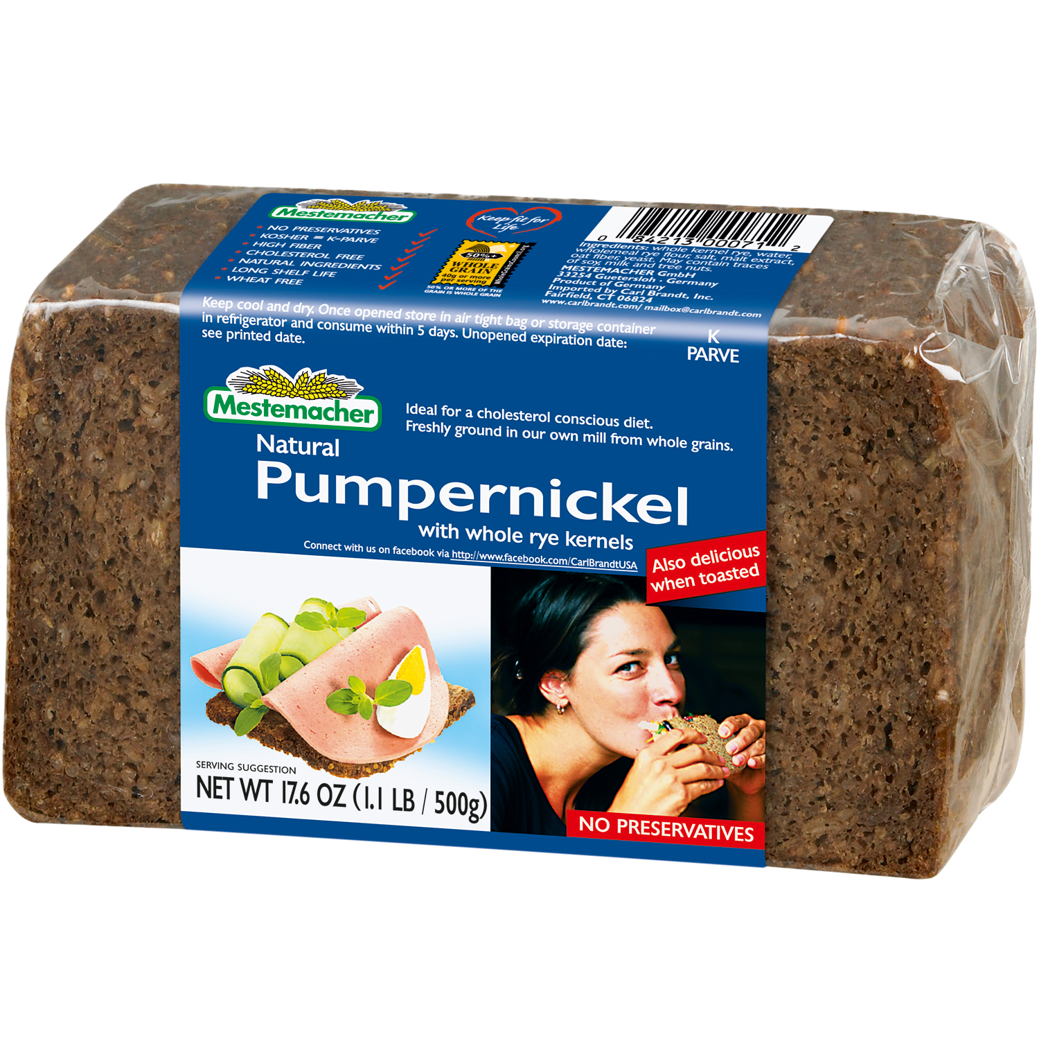 Mestemacher Pumpernickel Bread