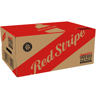 Red Stripe Lager, Glass Bottles