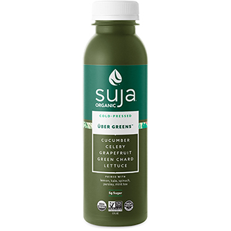 Suja Organic Cold Pressed Juice, Uber Greens, Plastic Bottle