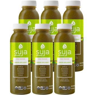 Suja Organic Cold Pressed Juice, Green Delight, Plastic Bottles