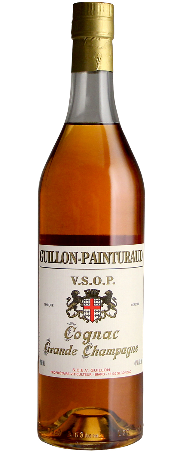 Guillon-Painturaud V.S.O.P. Grand Champagne Cognac, image 1 of 2 slides